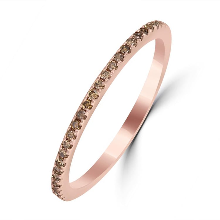 Dámská eternity obrúčka a pánský komfortný prsteň 30696