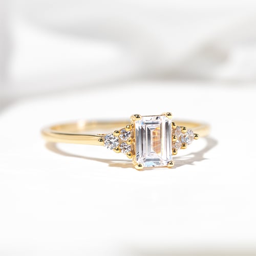 Zásnubný prsteň  s 0.37ct IGI certifikovaným lab-grown diamantom Rhea