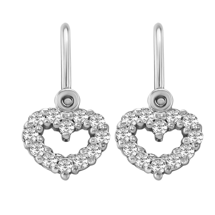 Zlaté detské náušnice srdiečka 145030