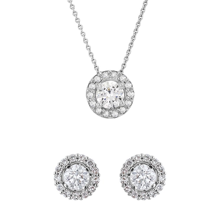 Halo kolekcia šperkov s IGI certifikovanými 0.30ct lab-grown diamantmi Arjan