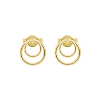 Zlaté napichovacie krúžky Clemo