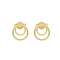 Zlaté napichovacie krúžky Clemo