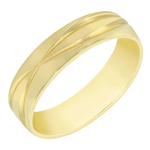 Elegantné zlaté svadobné prstene s diamantom Weber