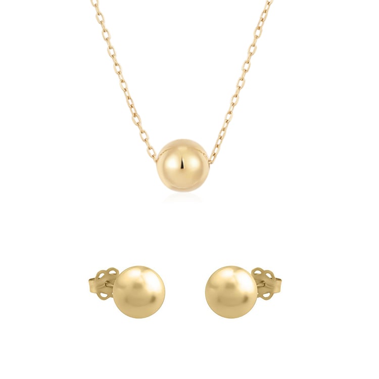 Zlatý set šperkov s guličkou