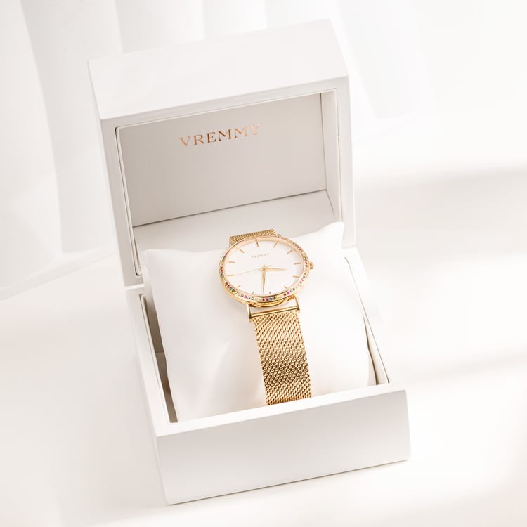 Drevená krabička na hodinky s koženkou Sekai 164799