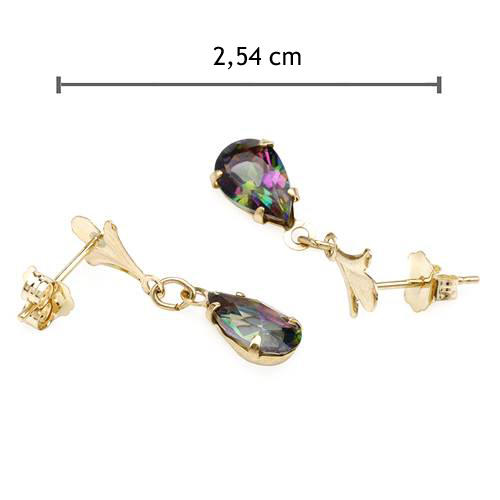 Topásové náušnice 53368