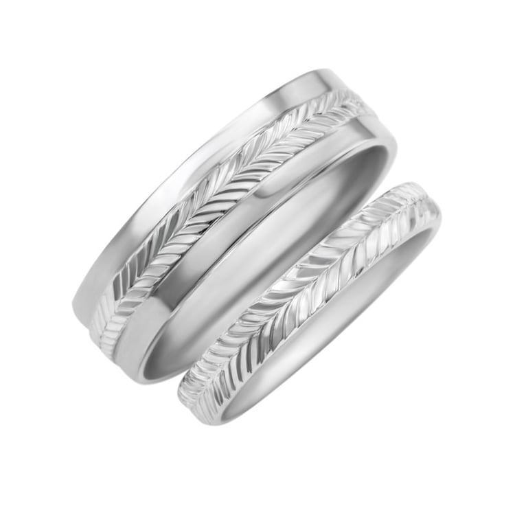 Zlaté svadobné obrúčky s gravírom