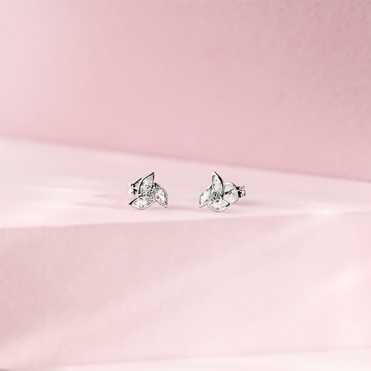 Zlaté náušnice so zirkónmi Wanda 153203