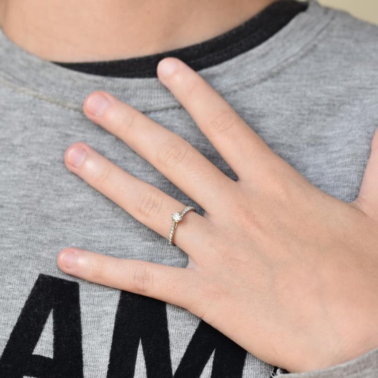 Diamantový prsteň 23081