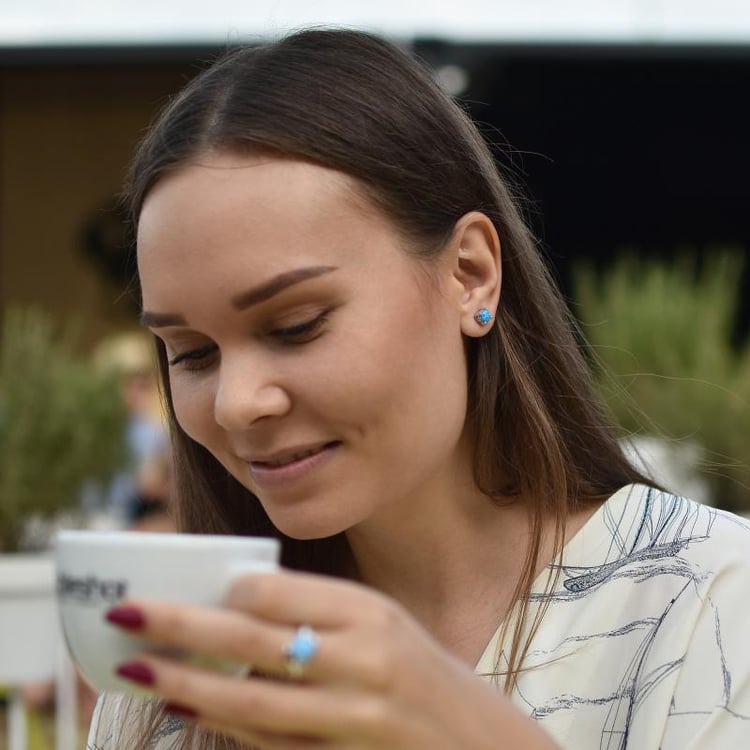 Náušnice s opálmi 32199