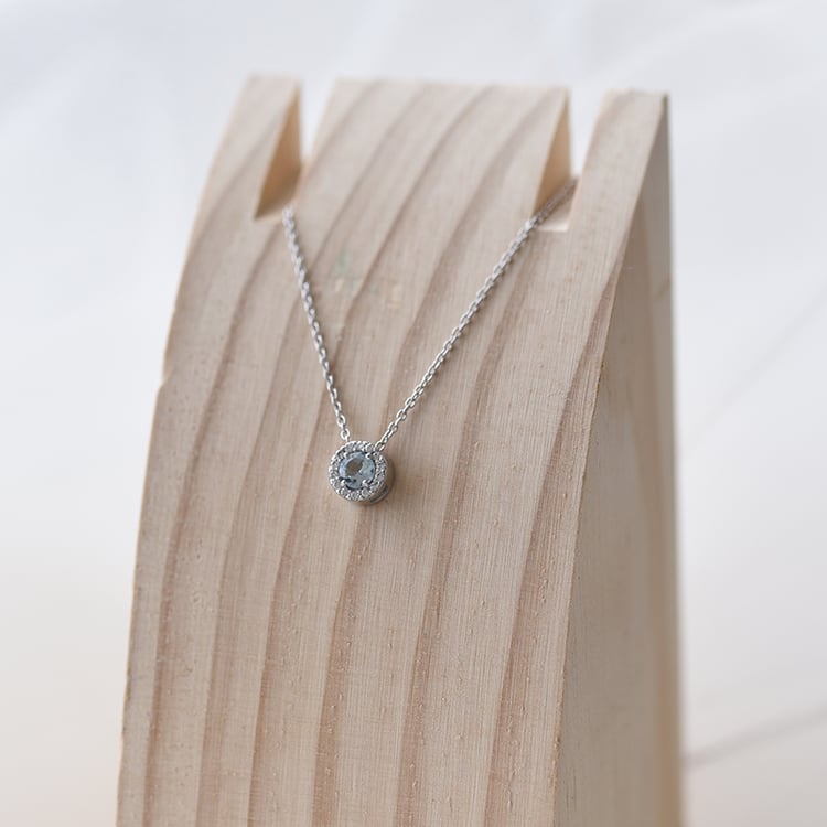 Náhrdelník s akvamarínom 60991