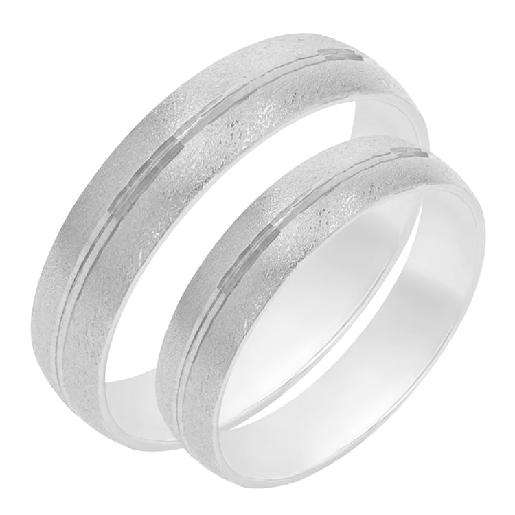 Snubné prstene z bieleho zlata 78631