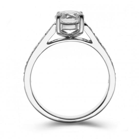 Prsteň z platiny Sevilla 11128