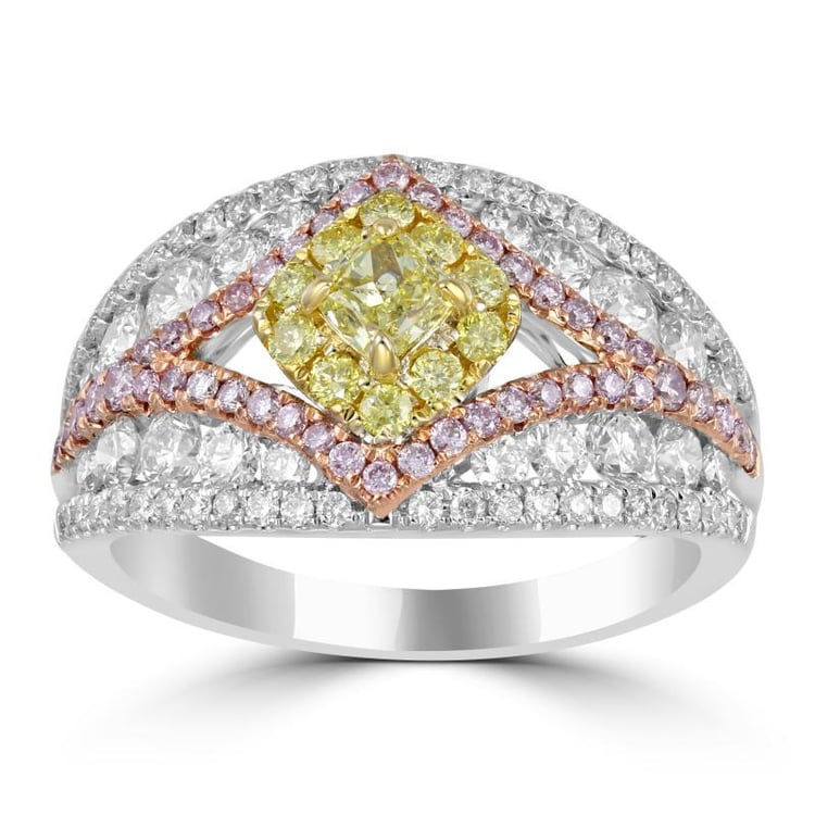 Zlatý diamantový prsteň