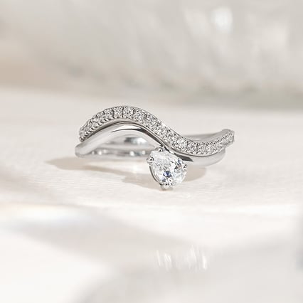 Romantický zásnubný set prsteňov s diamantmi Darya