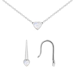 Set šperkov s mesačným kameňom Roshni