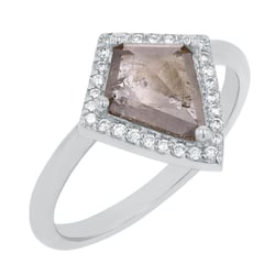 Prsteň s kite salt and pepper diamantom Mays