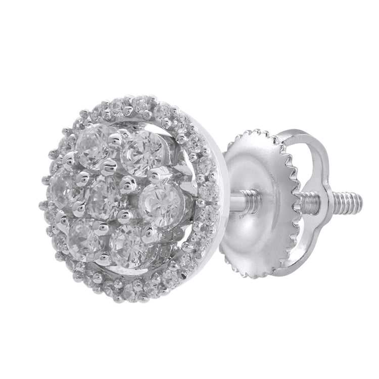 Náušnice s diamantmi 19339