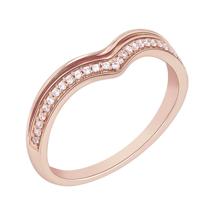 Diamantový vykrojený eternity prsteň 89385