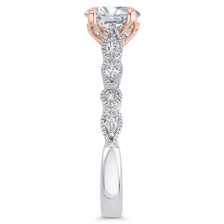 Zlatý diamantový zásnubný prsteň 46448