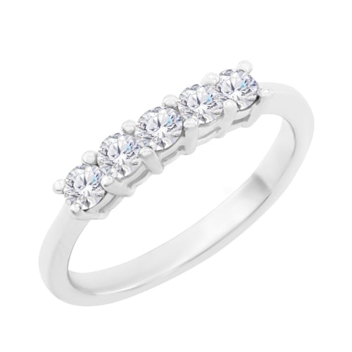 Elegantný prsteň osadený lab-grown diamantmi Klein