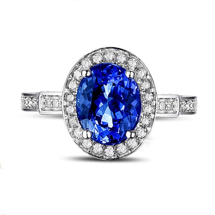 Tanzanitový prsteň Modia 9968