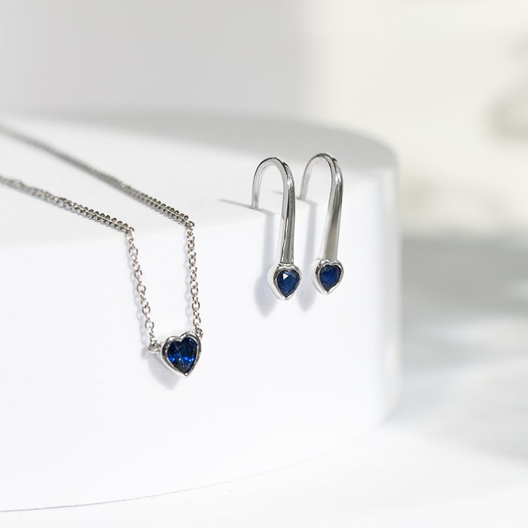 Zafírová kolekcia šperkov Roshni 145807