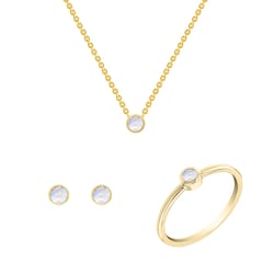 Minimalistický set šperkov s mesačnými kameňmi Livy