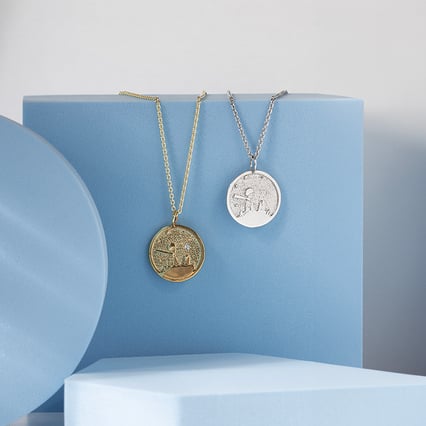 Prívesok s atypickým povrchom a diamantom Malý princ