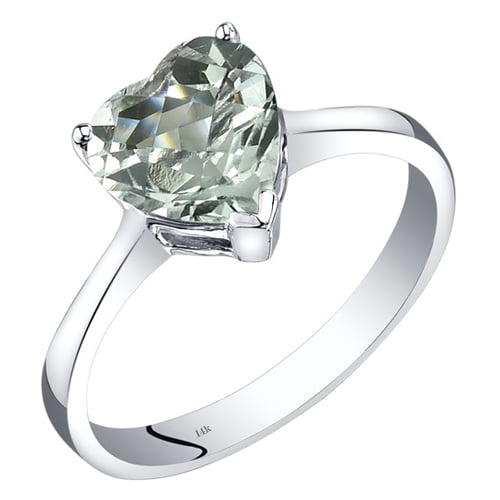 Zlatý prsteň s ametystom v tvare srdca Odette