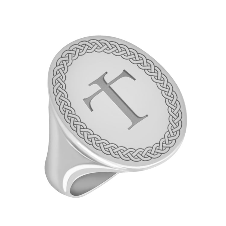 Gravírovaný zlatý pánský prsteň 40658