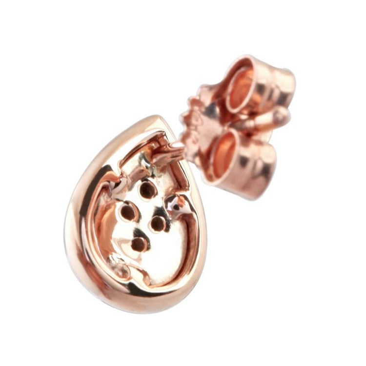 Náušnice z ružového zlata Hamonie 10554