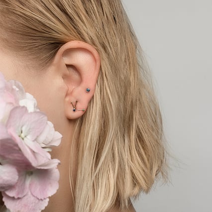 Náušnica so znamením zverokruhu Taurus