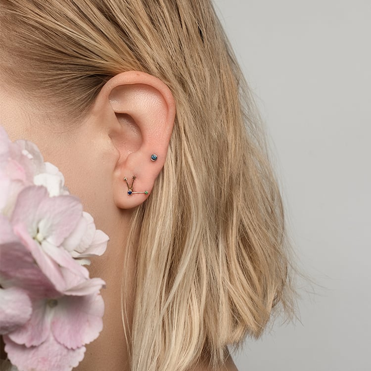 Náušnica so znamením zverokruhu Taurus 95309