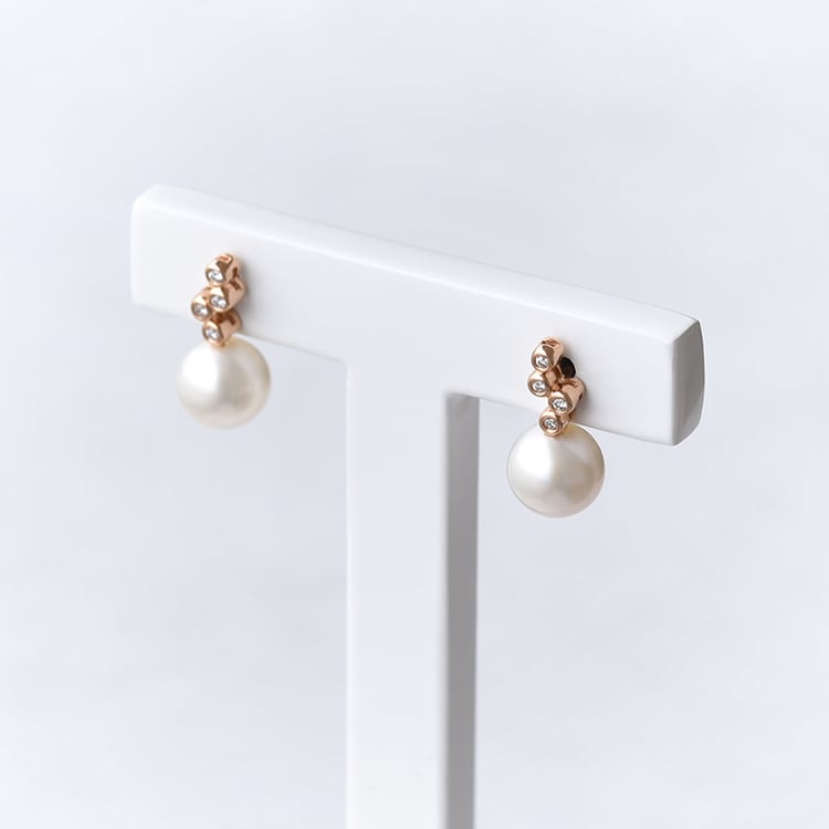 Zlaté náušnice s diamantmi Nemezis 69376