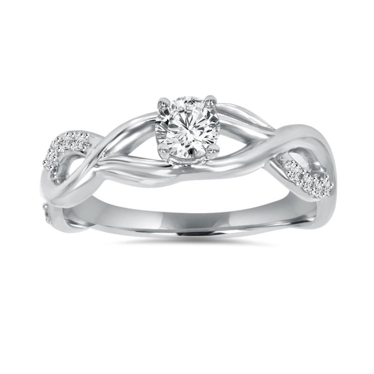 Zlatý diamantový prsteň Diandre 7090