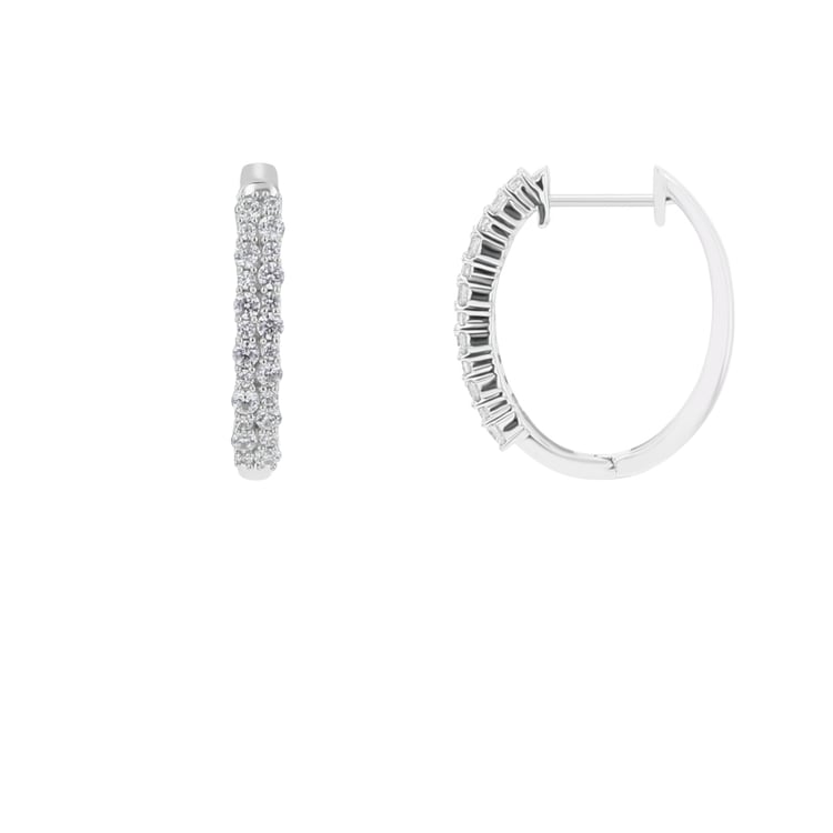 Diamantové kruhové náušnice Barnett 111052