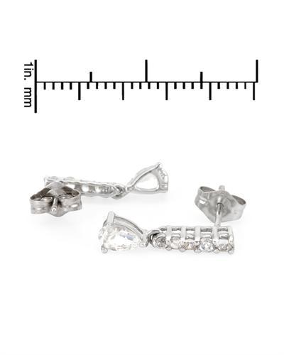 Zlaté náušnice so zafírmi 1395