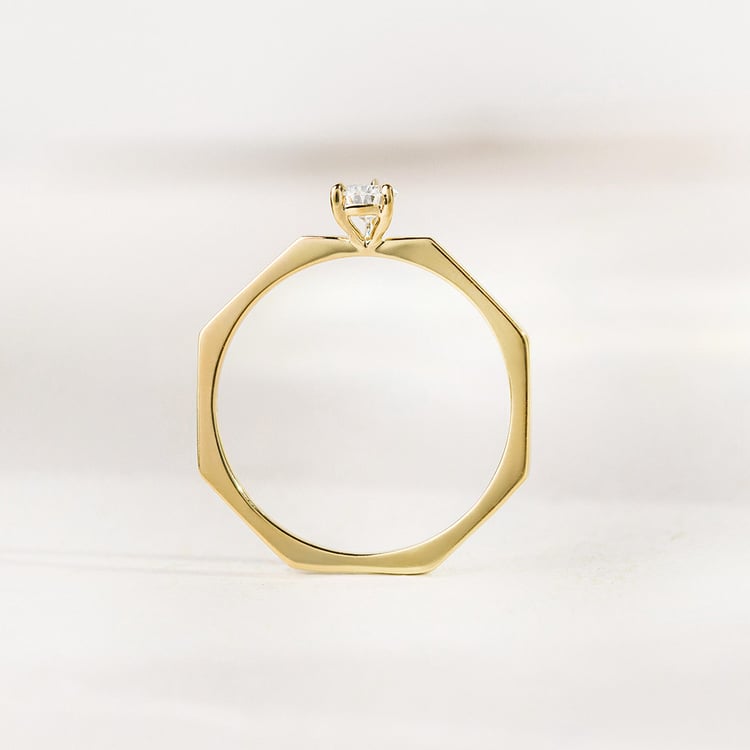 Zlatý prsteň s lab-grown diamantom Morgan 162658