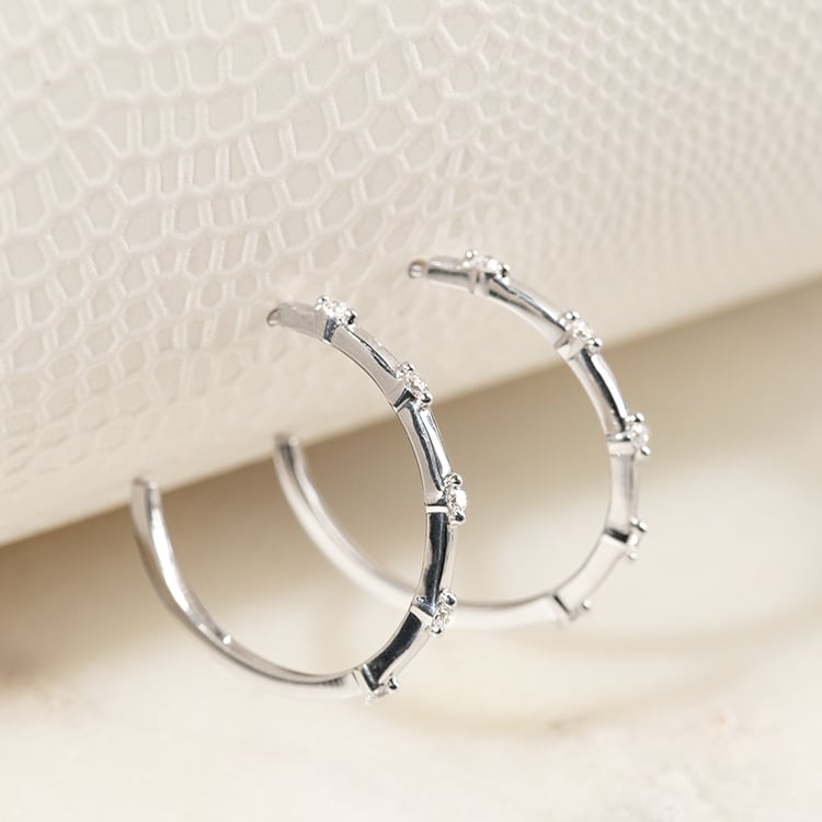 Kruhové náušnice s diamantmi Melita 134239