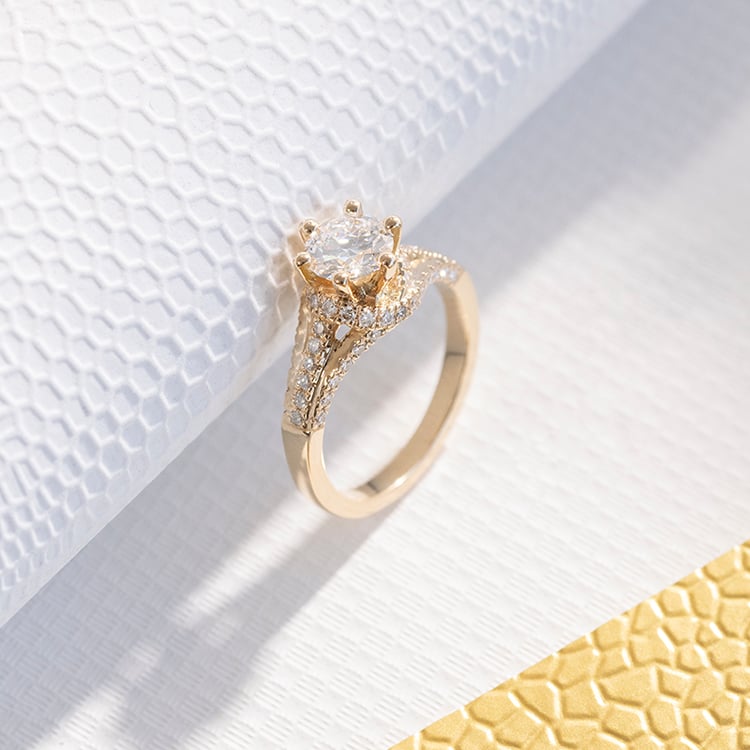 Diamantový zásnubný prsteň Heshmy 111707