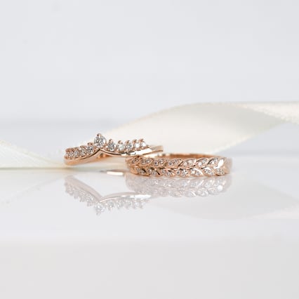 Eternity prsteň s diamantovými lístkami Fulton