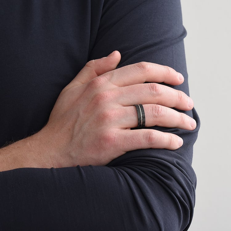 Pánský snubný prsteň 79662