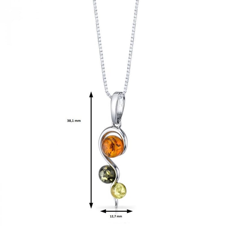 Náhrdelník zo striebra Amaia 7310