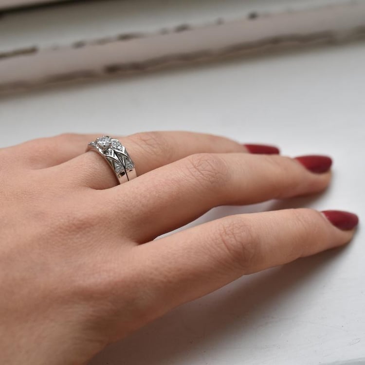 Prstene s diamantmi 38395