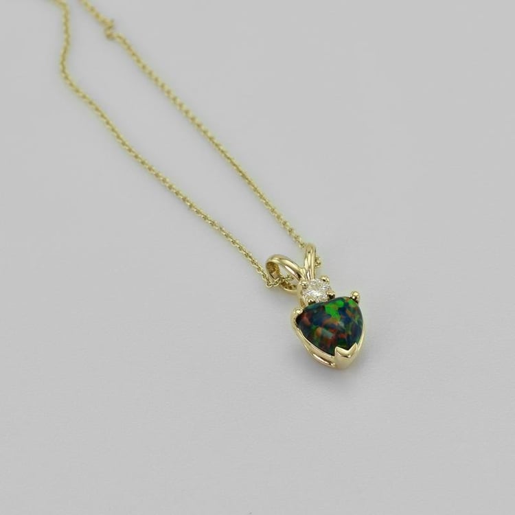 Zlatý opálový prívesok 38370