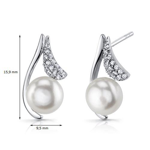 Náušnice s perlami 11202