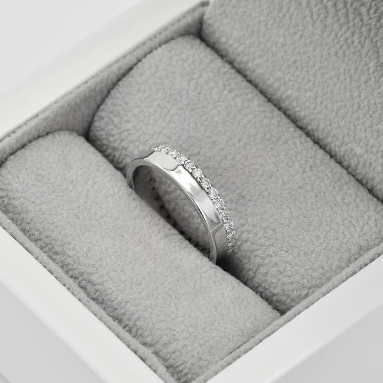 Farebný eternity prsteň zo zlata 38686