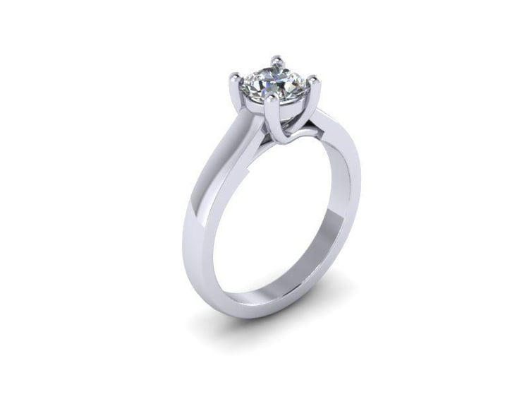 Diamantový prsteň zo zlata Gamma 6717