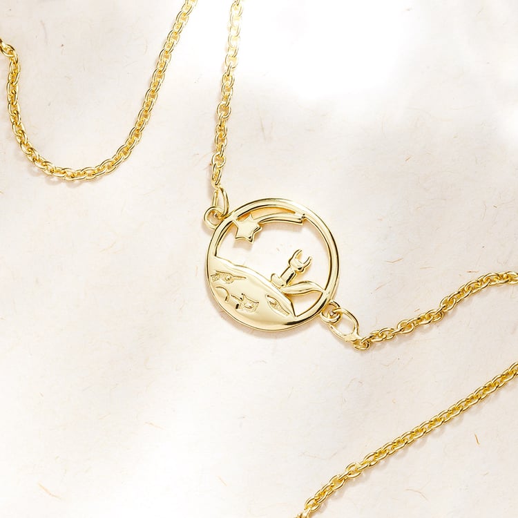 Strieborný vykrojený náramok s líškou Malý princ 157552